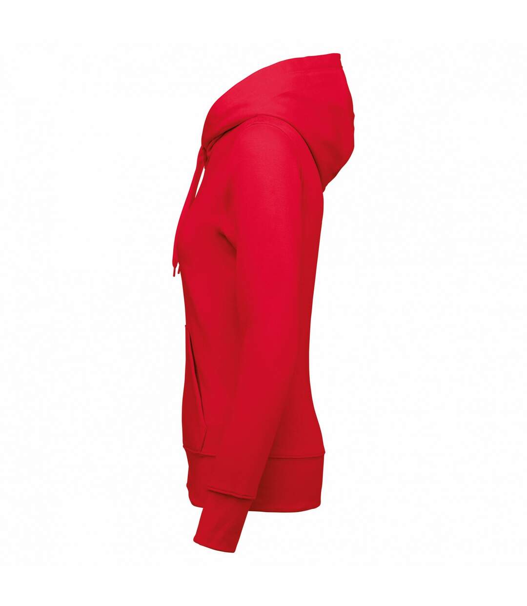 Sweat à capuche femme rouge Kariban