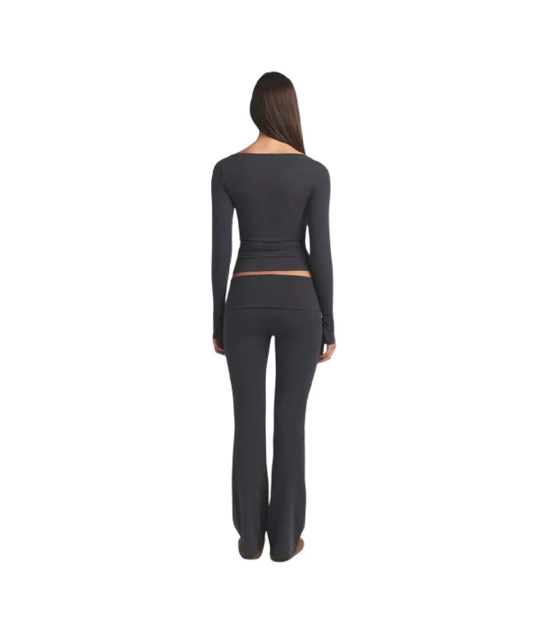 Pantalon Femme Anthracite Skims-3