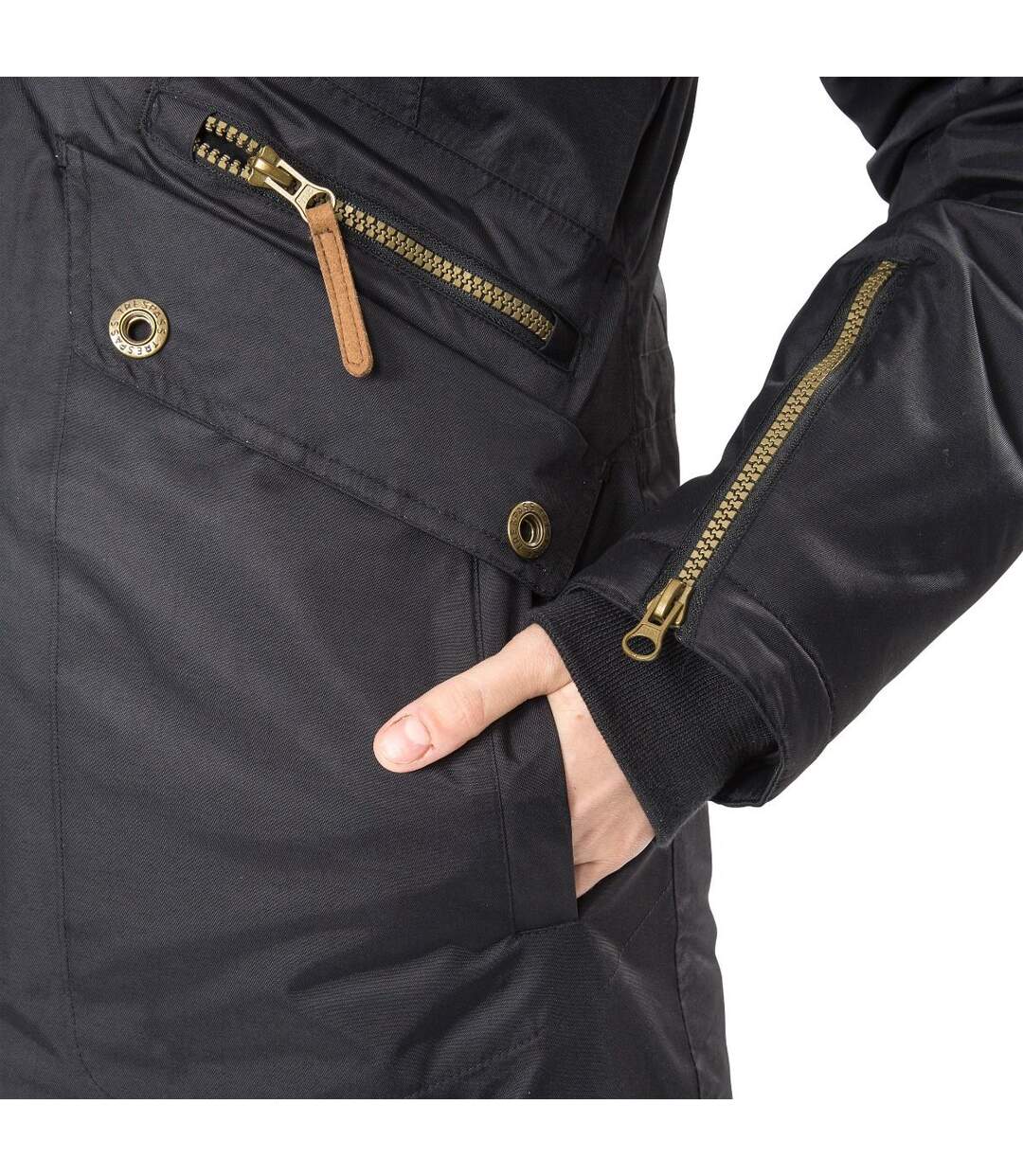 Parka imperméable eternally femme noir Trespass-4