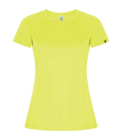 T-shirt imola femme jaune fluo Roly Roly