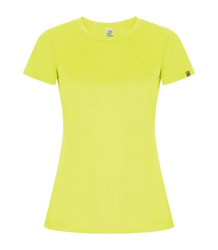 T-shirt imola femme jaune fluo Roly Roly