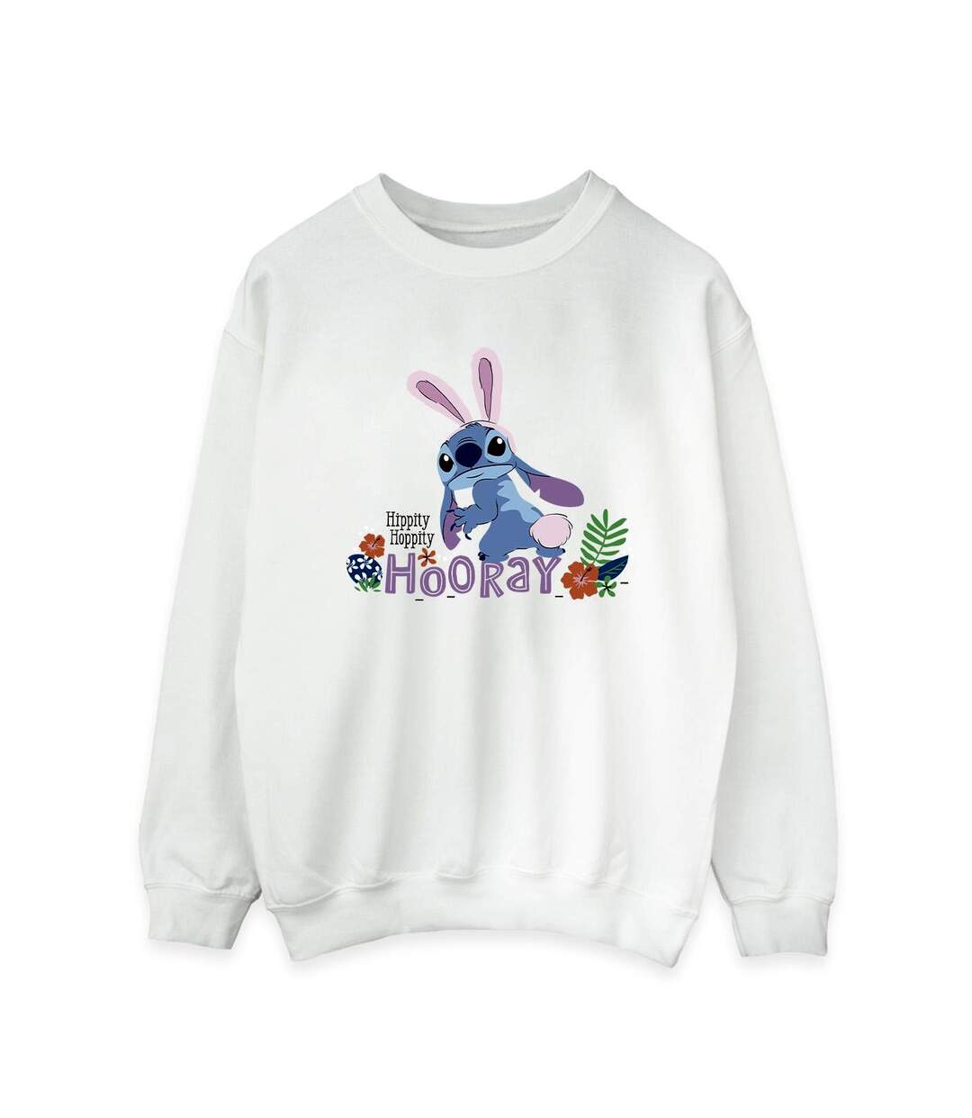 Disney Pull-over Lilo & Stitch Hippity Hop Stitch Femme/Ladies (Blanc) - UTBI22922-1