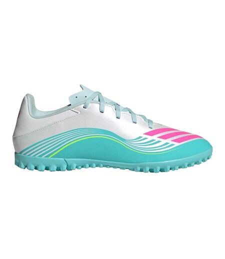 Mens F50 League 3 Stripes Football Boots White Pink Blue Adidas