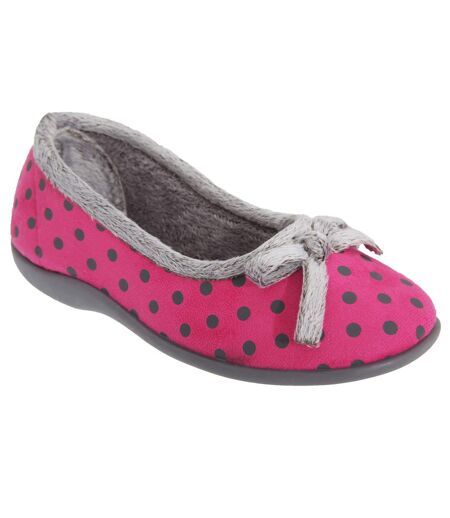 Sleepers Louise - Chausson à pois - Femme (Rose) - UTDF1023