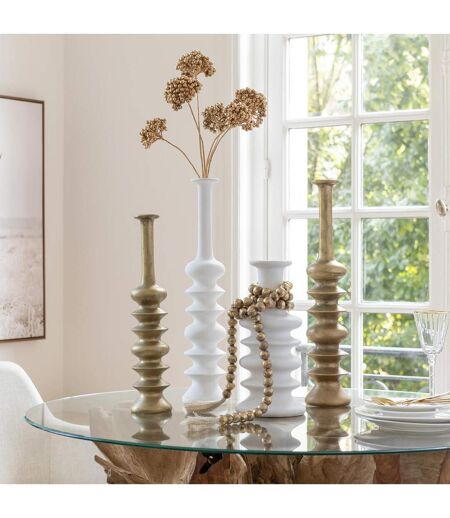 Vase Design en Argile Nebu 60cm Or