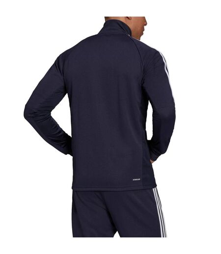 Mens Sereno 3 Stripes Aeroready Track Jacket Inkwell Adidas