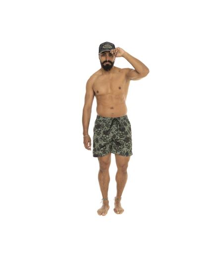 Boardshort homme allover tête de mort Vondutch