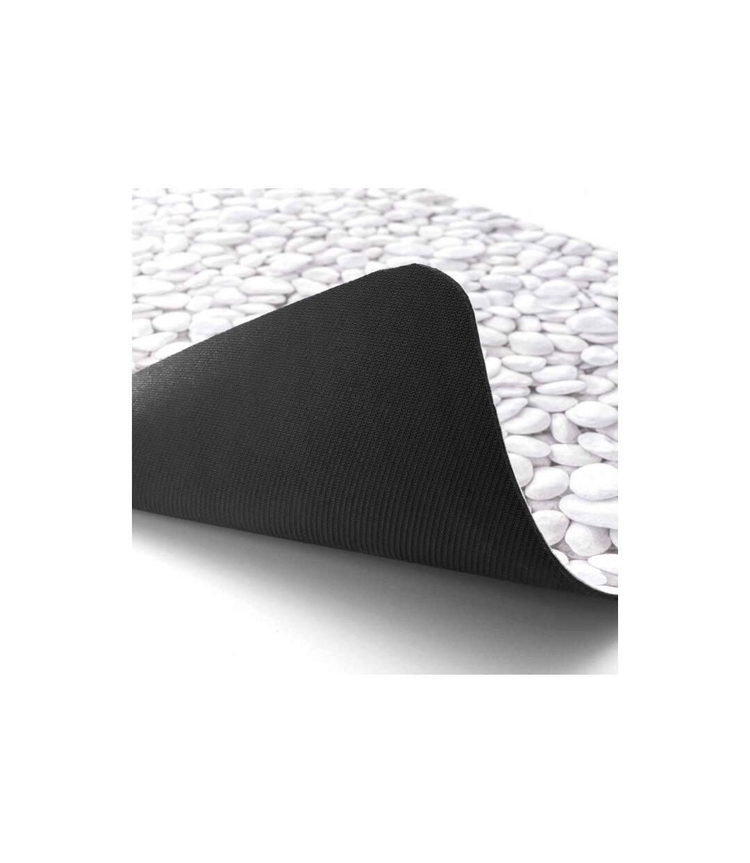 Tapis de Bain Imprimé Leandra 50x120cm Gris-3