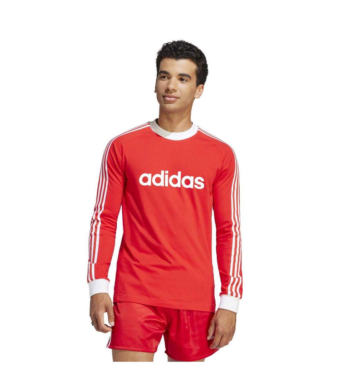 Maillot manches longues originals 70s homme rouge Adidas-3