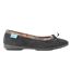 Chaussons Motif/style Nœud Femme Gris Lunar-4