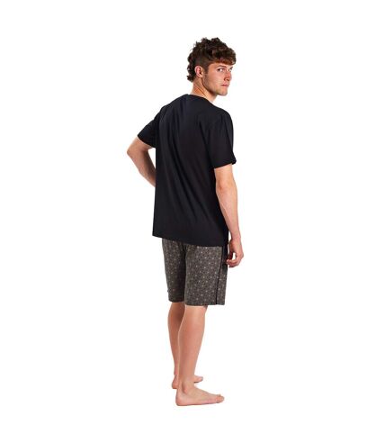 Men's short-sleeved and round neck pajamas MUEH0353