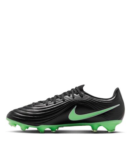 Mens Tiempo Academy Firm Ground Football Boots Black Green Nike