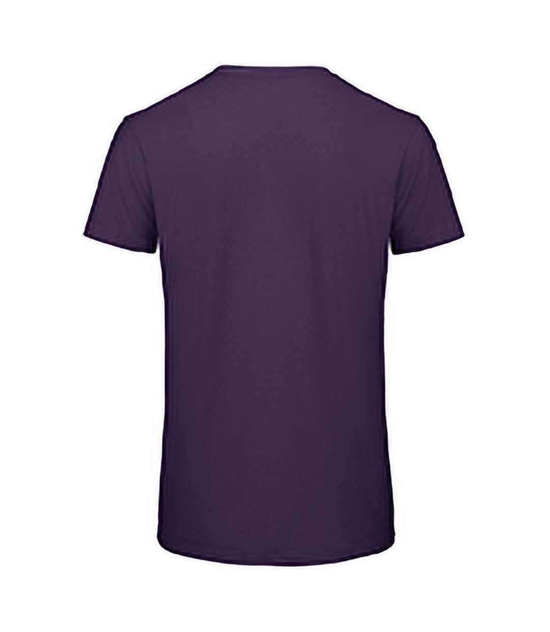 T-shirt En Coton Bio Homme Violet B&C Favourite-2