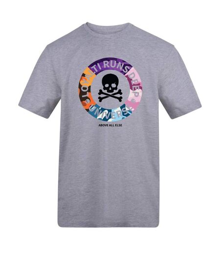 Unisex Adult Printed T-shirt Grey Loyalti