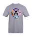 Unisex Adult Printed T-shirt Grey Loyalti-1