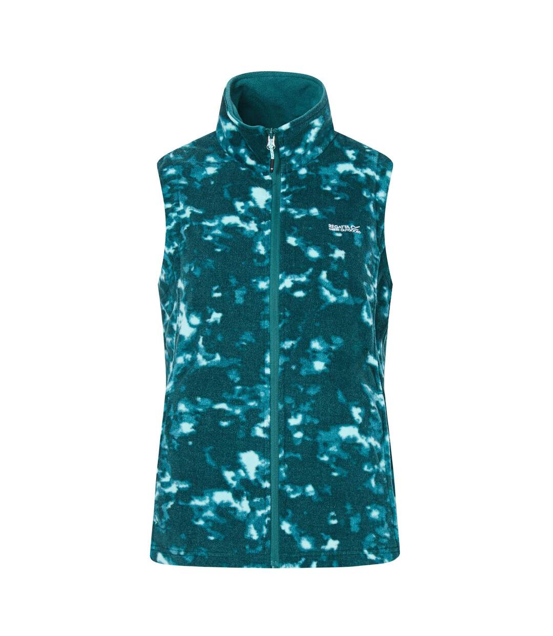 Veste Polaire Unie Sans Manches À Col Montant Sweetness Femme Vert Sarcelle Regatta-2