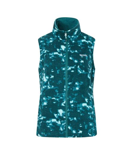 Veste Polaire Unie Sans Manches À Col Montant Sweetness Femme Vert Sarcelle Regatta