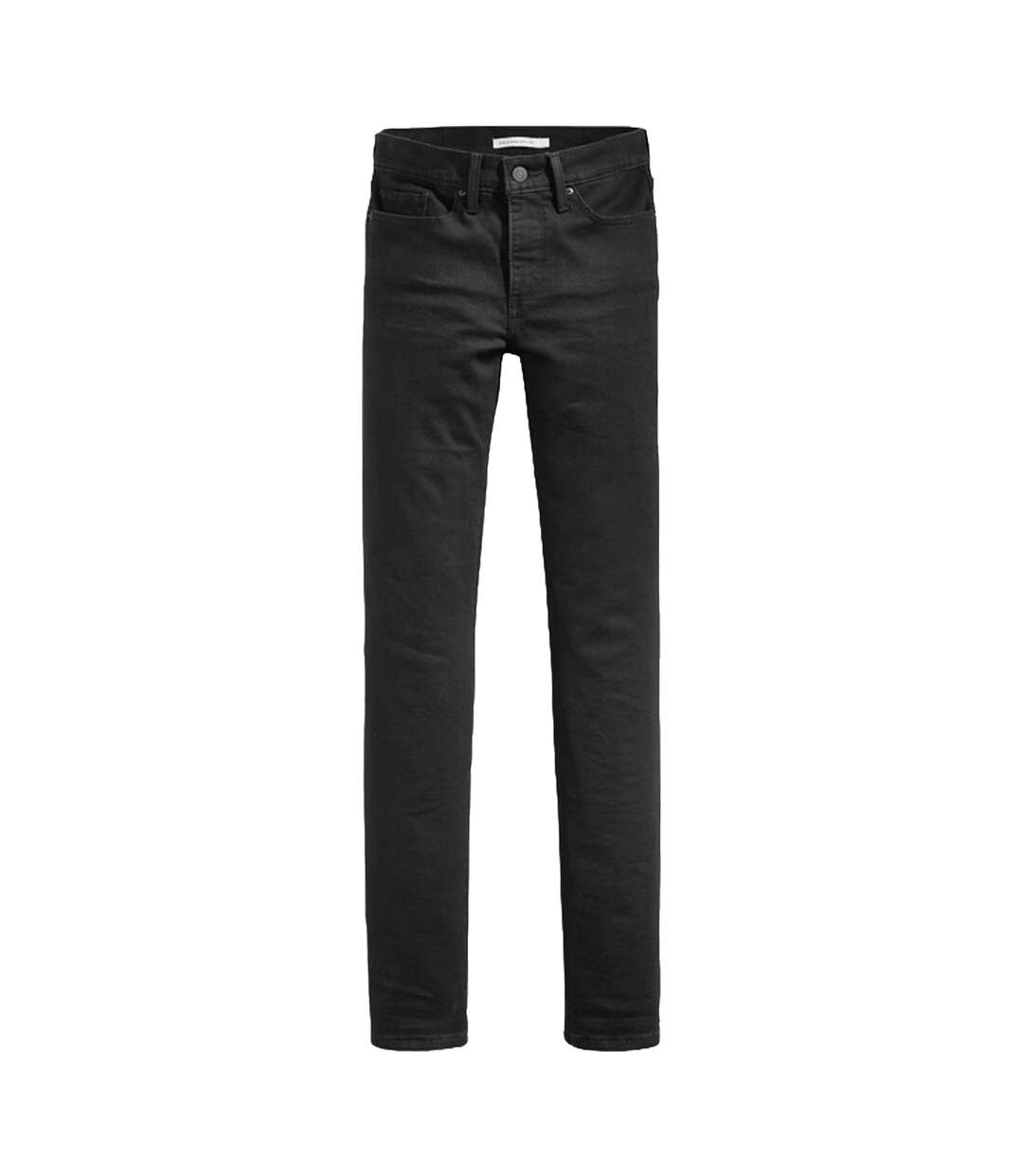 Womens/ladies 314 Denim Straight Jeans Black Levis-3