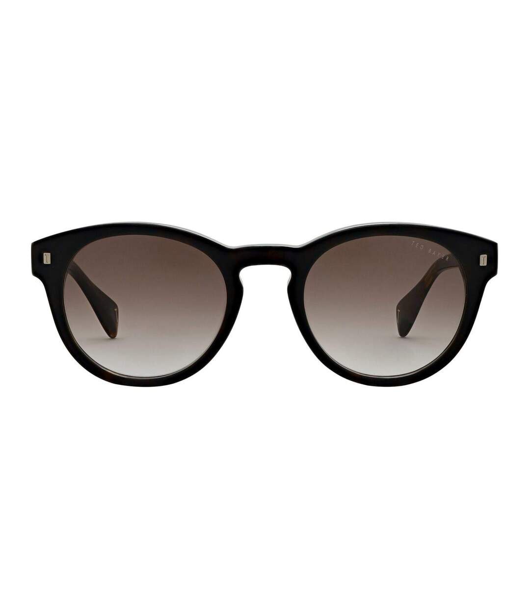 Unisex Adult Bak Dax Round Sunglasses One Size Tortoise Flecked Ted Baker-1