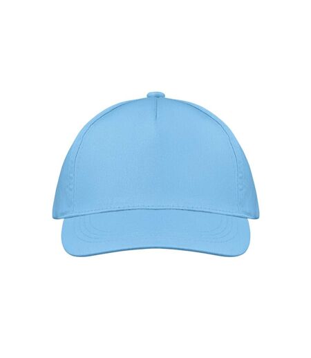 Buzz 5 Panel Baseball Cap Baby Blue MidOcean