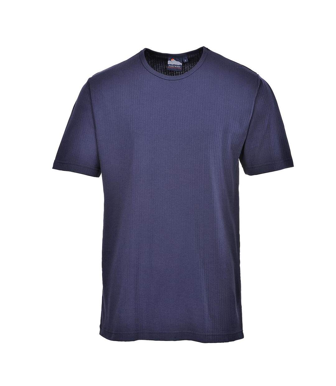 Mens thermal t-shirt navy Portwest