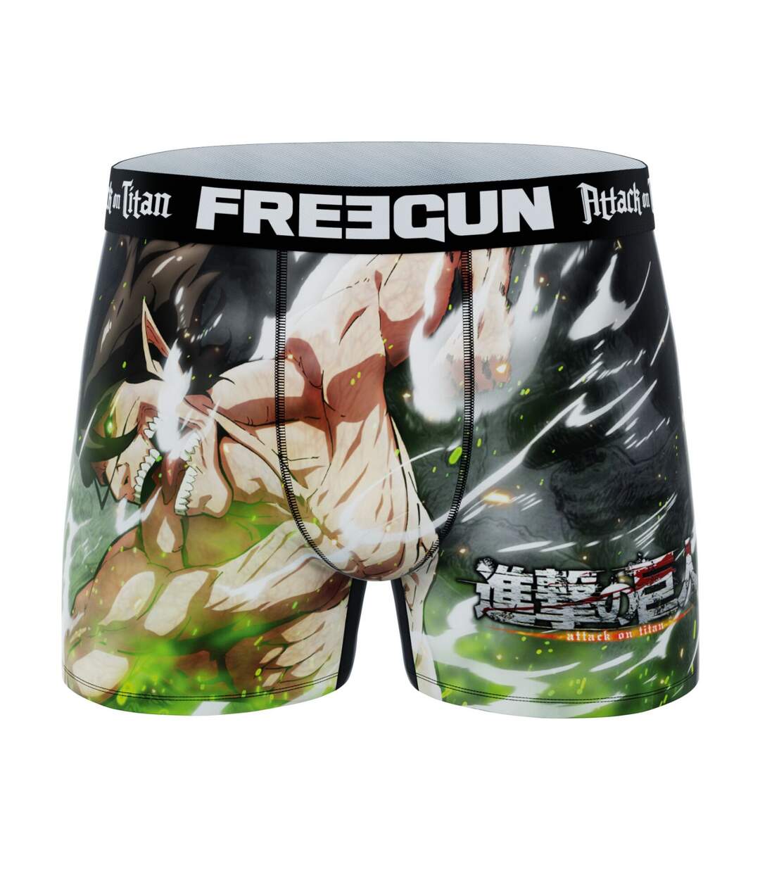 Lot de 3 boxers homme Attack On Titan Freegun-4