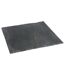 Lot de 6 Assiettes Carrées Ardoise 30cm Gris-2