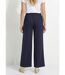 Pantalon large avec lin, style ethnique-2