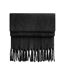 Écharpe Motif/style Duveteux Taille Unique Noir Beechfield-1