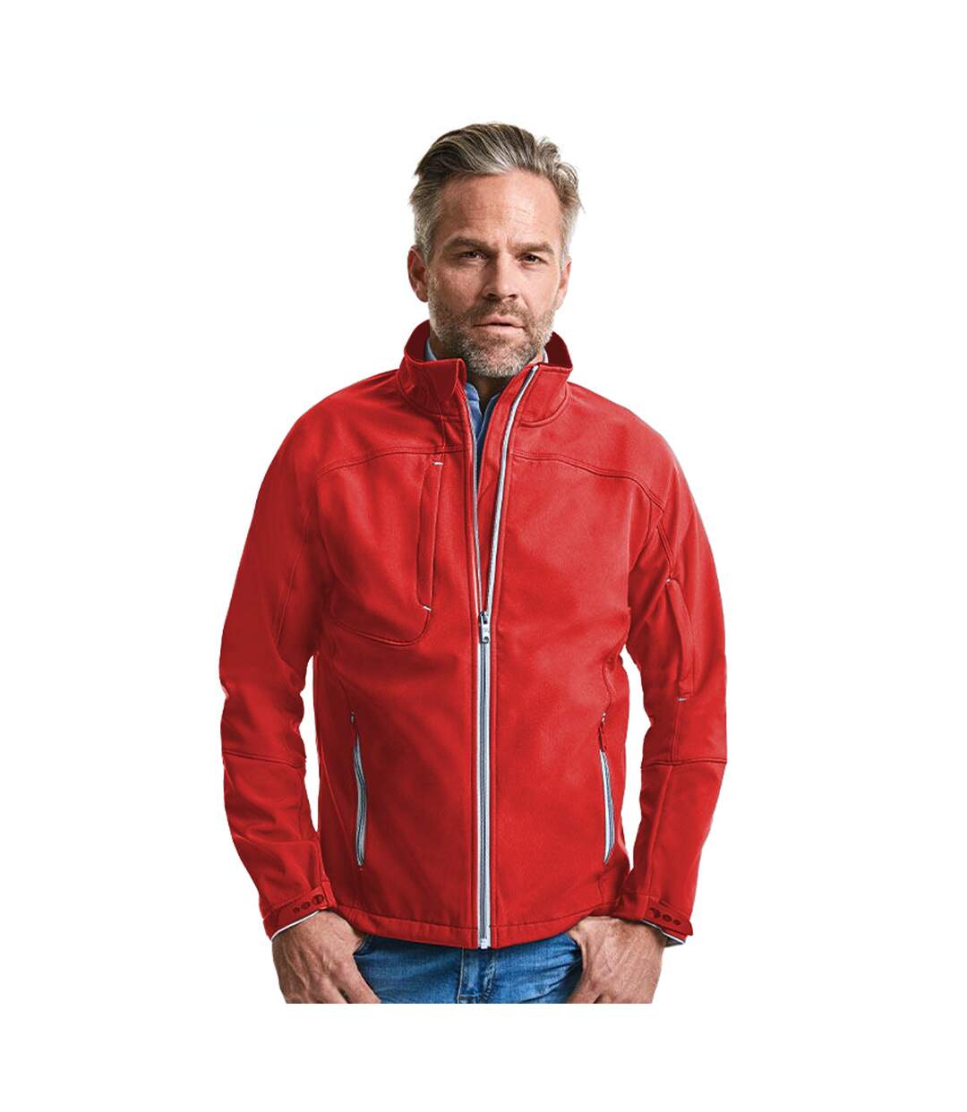 Veste en softshell bionic homme rouge Russell-2