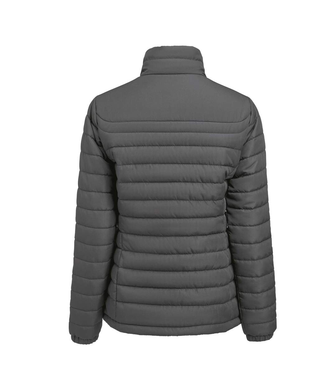 Womens/ladies Arches Padded Jacket Steel Grey James Harvest-2