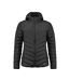 Womens/ladies Mount Adams Padded Jacket Black Cutter & Buck-1