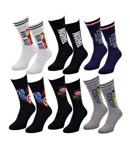 Chaussettes AVENGERS - Pack de 6