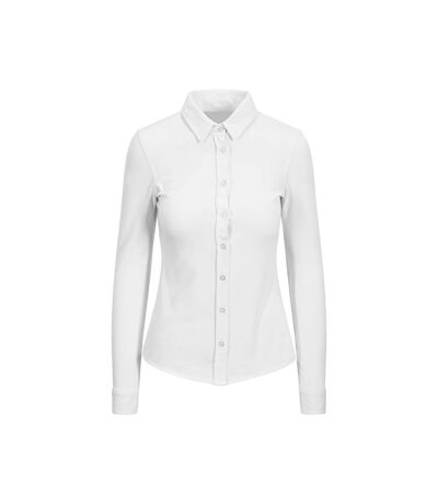Awdis So Denim Chemise à manches longues en tricot Anna pour femmes/dames (Blanc) - UTPC3556