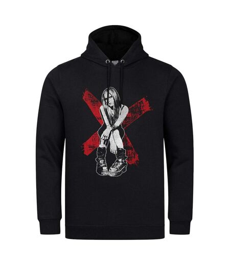 Sweat À Capuche Motif/style Avril Lavigne Under My Skin Adulte Noir Amplified