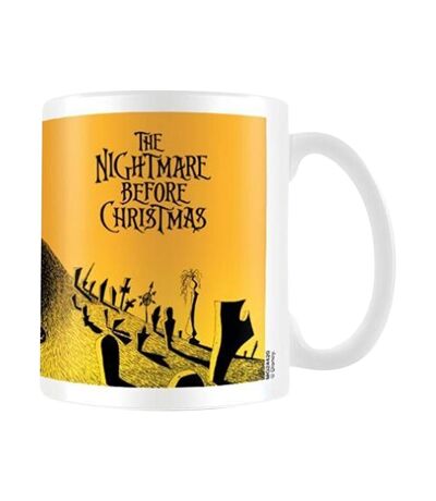 Nightmare Before Christmas - Mug (Jaune / Noir) (Taille unique) - UTPM2795