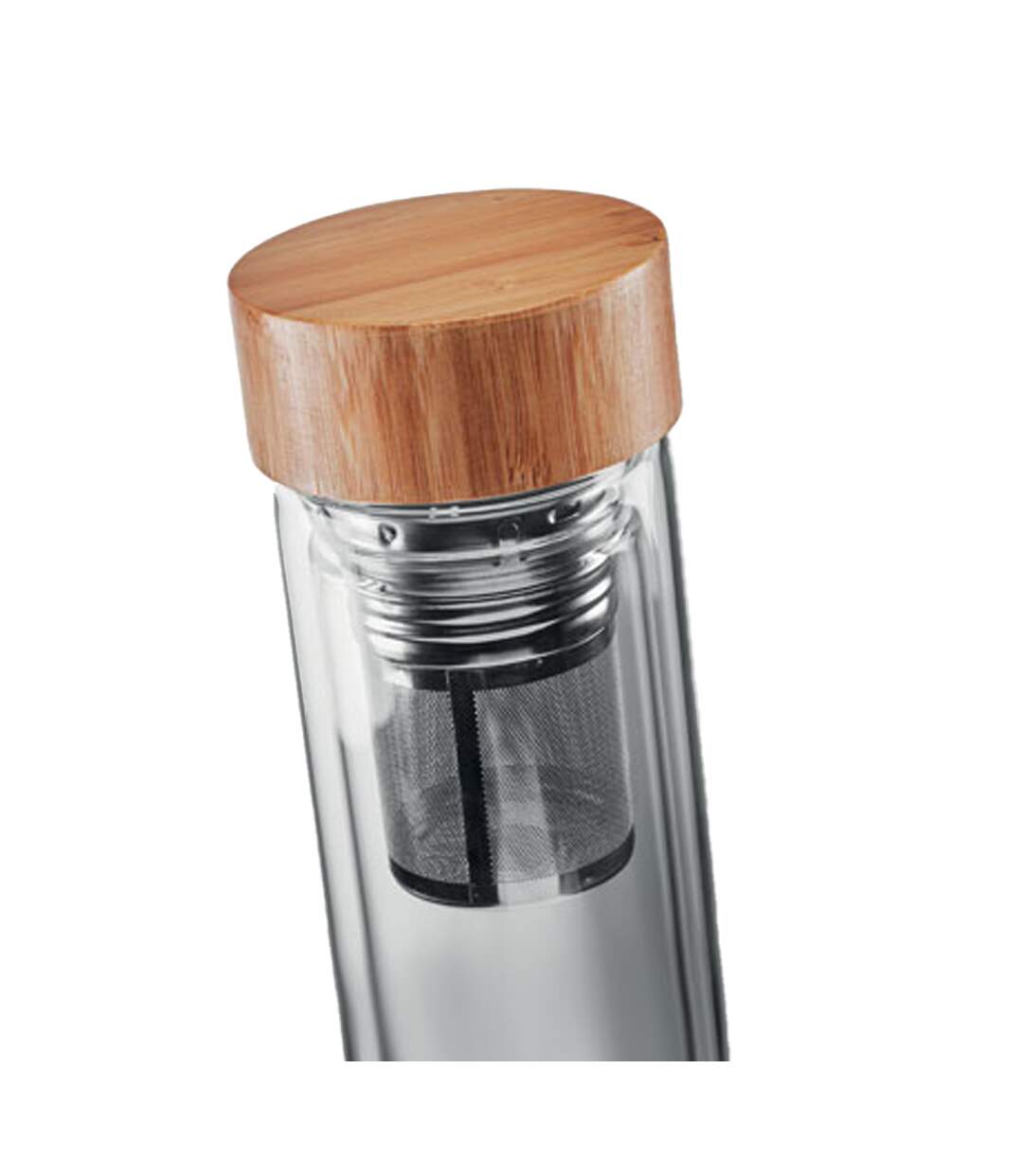Batumi glass double wall 400ml bottle one size transparent MidOcean-2