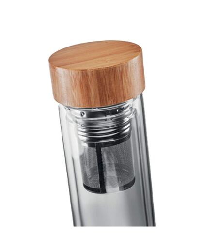 Batumi glass double wall 400ml bottle one size transparent MidOcean