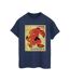 Disney - T-shirt BIG HERO BAYMAX BAYMAX NEWSPAPER - Femme (Bleu marine) - UTBI15447-1