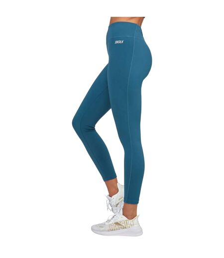 Womens/ladies essentials sports leggings teal SikSilk