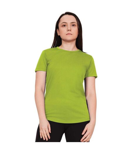 Casual Classics Womens/Ladies Original Tech T-Shirt (Lime) - UTAB630