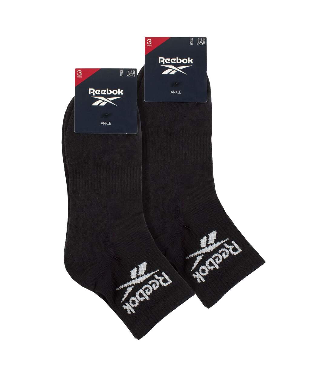 Reebok - 6 paires de chaussettes de sport basses en coton doux hommes femmes-2