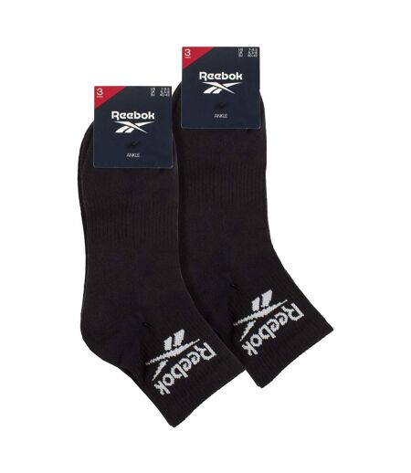 Reebok - 6 paires de chaussettes de sport basses en coton doux hommes femmes