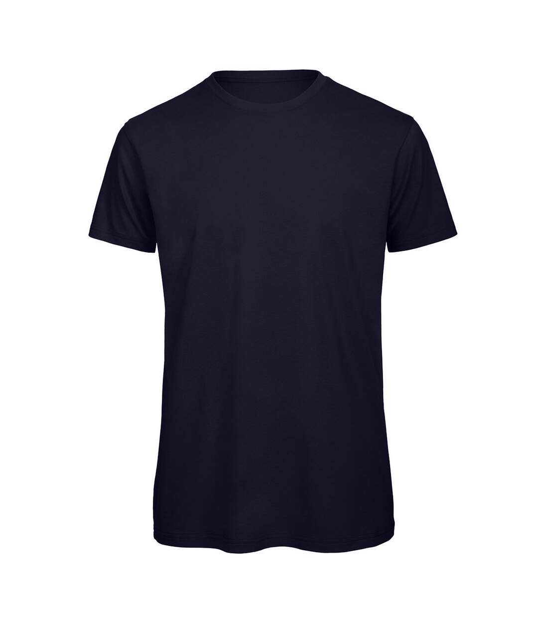 T-shirt en coton bio homme bleu marine B&C Favourite-1