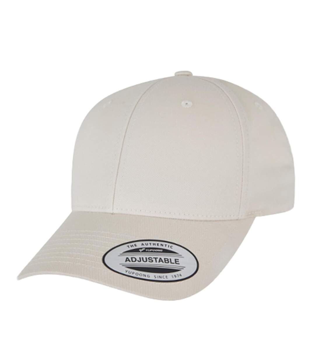 Casquette courbée classique adulte marron beige Flexfit-1