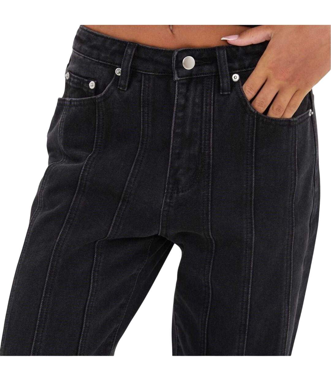 Jean Femme Noir I Saw It First-4