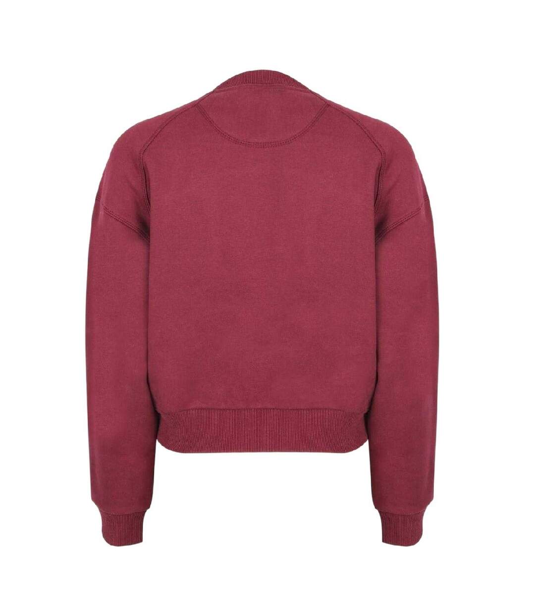 Sweat Motif/style Universitaire Femme Bordeaux Jack Wills-2