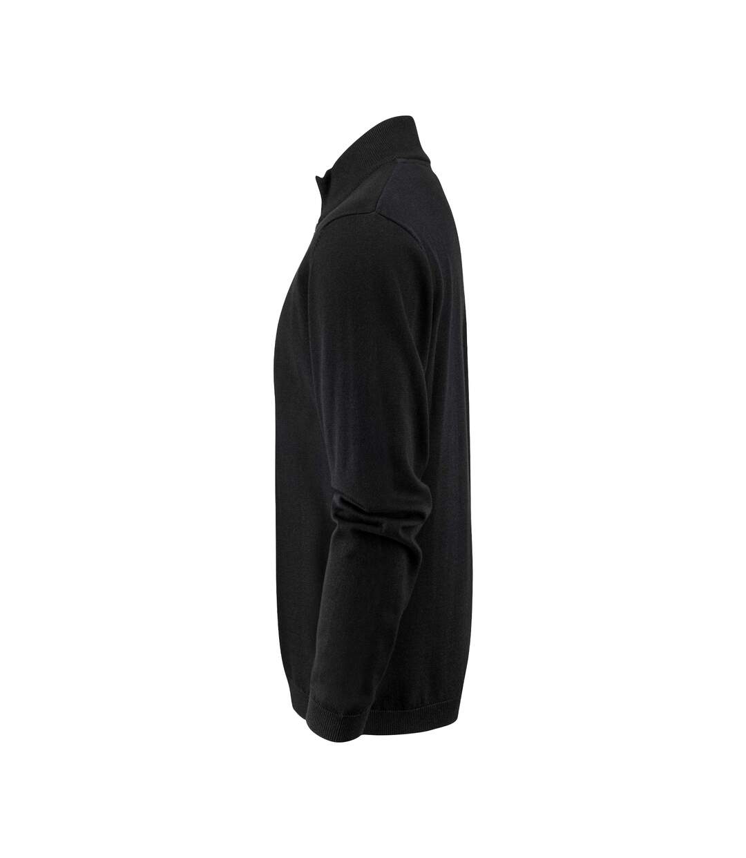 Mens Ashland Knitted Cardigan Black James Harvest-3