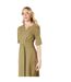 Womens/ladies utility midi dress olive Principles