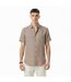 Chemise Manches Courtes Décontracté Homme Kaki Gris Jack Wills-4